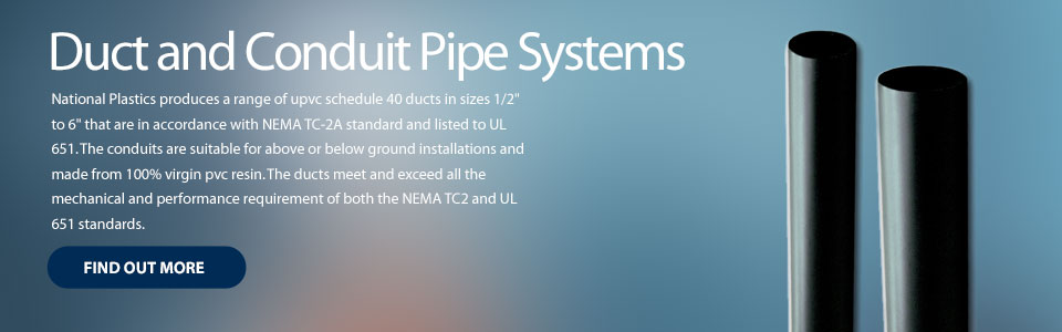 Duct and Conduit Pipe Systems